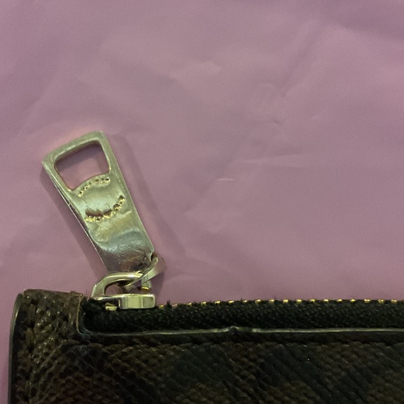 Coach Black Signature Wristlet - Picture 3 of 4